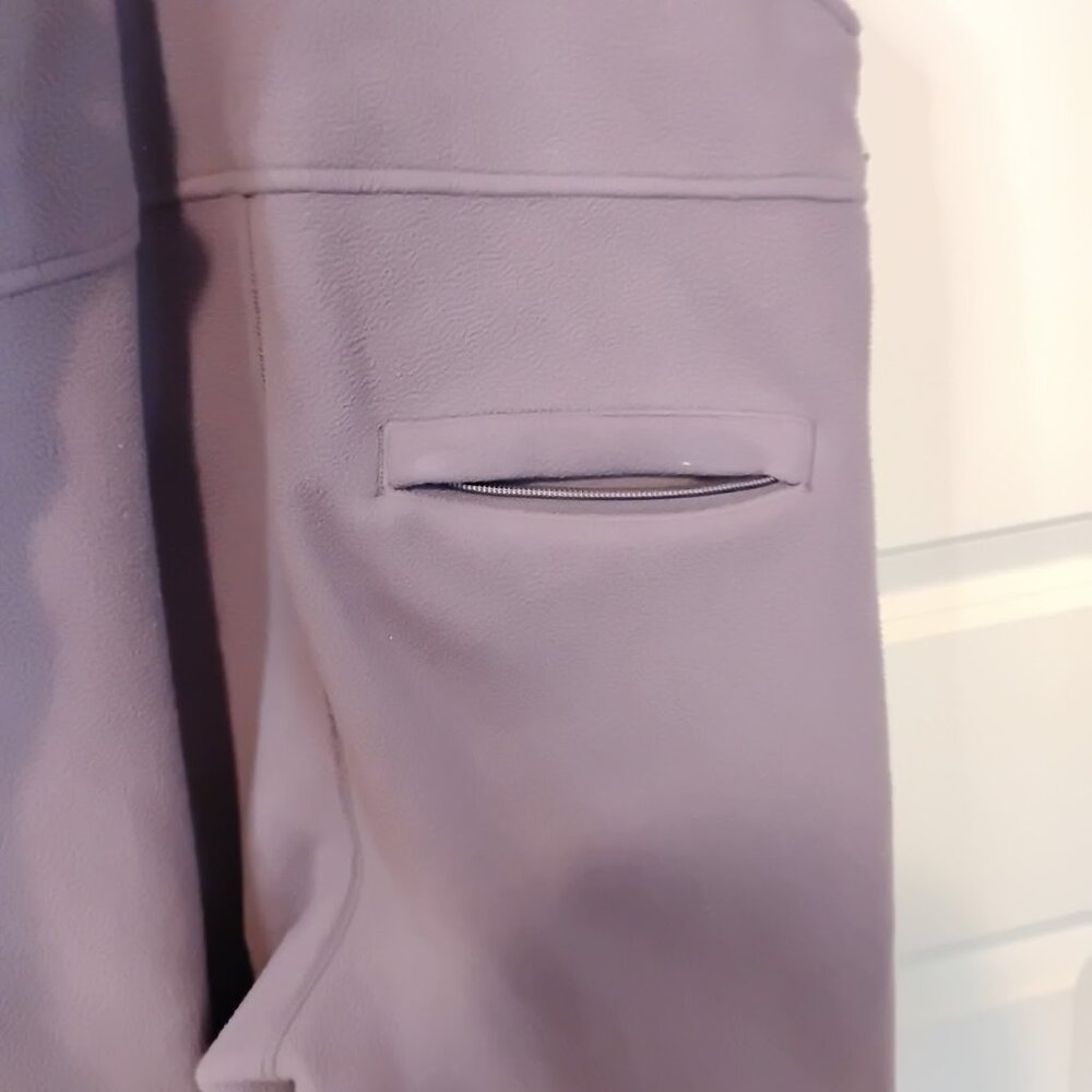 Aritzia TNA Women's Violet Haze Adjustable Strap Orwell Fleece Overall Size XS - Picture 4 of 7